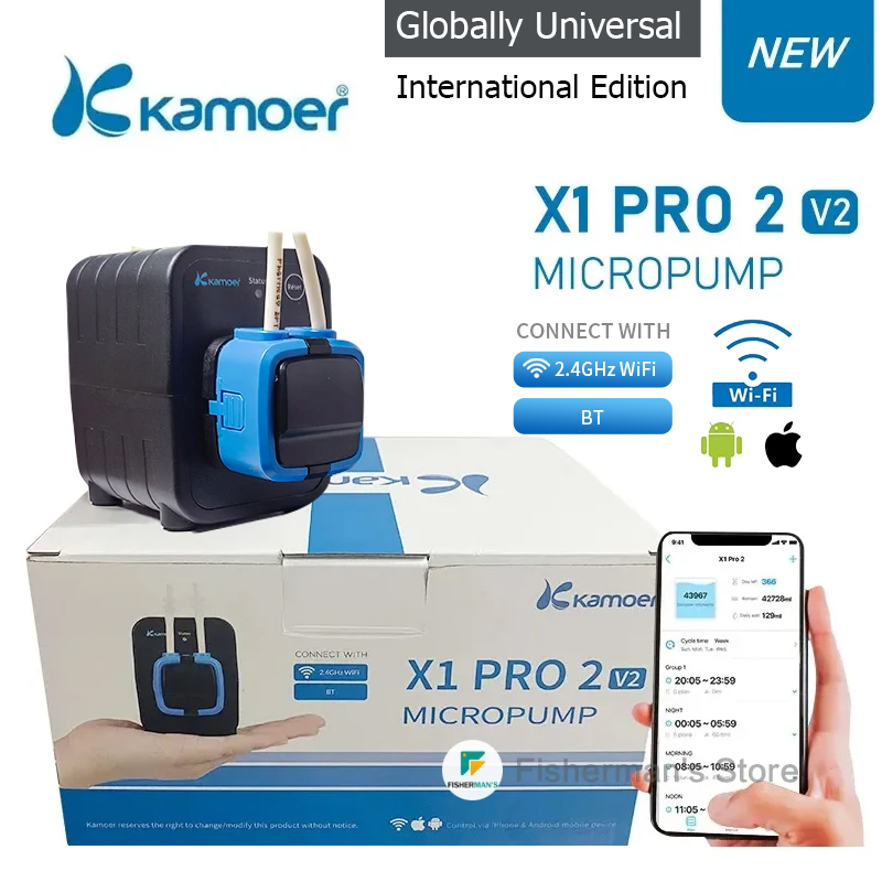 Aquarium Fish Care - Kamoer ปั๊ม X1 Pro 2 V2บลูทูธ