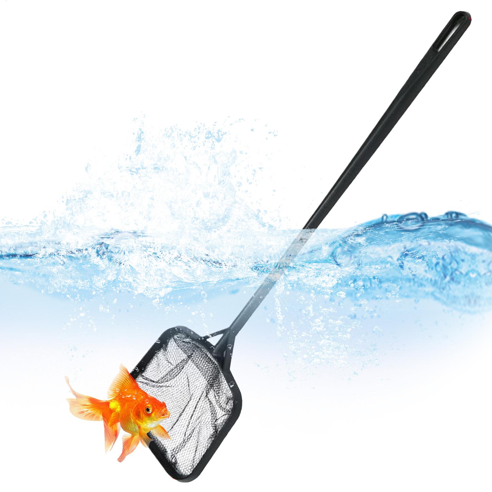 Aquarium Fish Care - ตาข่ายทำความสะอาดสระว่ายน้ำแบบพกพา อุปกรณ์ทำความสะอาดน้ำพุ ตาข่ายกรองสิ่งสกปรก สำหรับตู้ปลา อ่าง และตู้เลี้ยงปลา