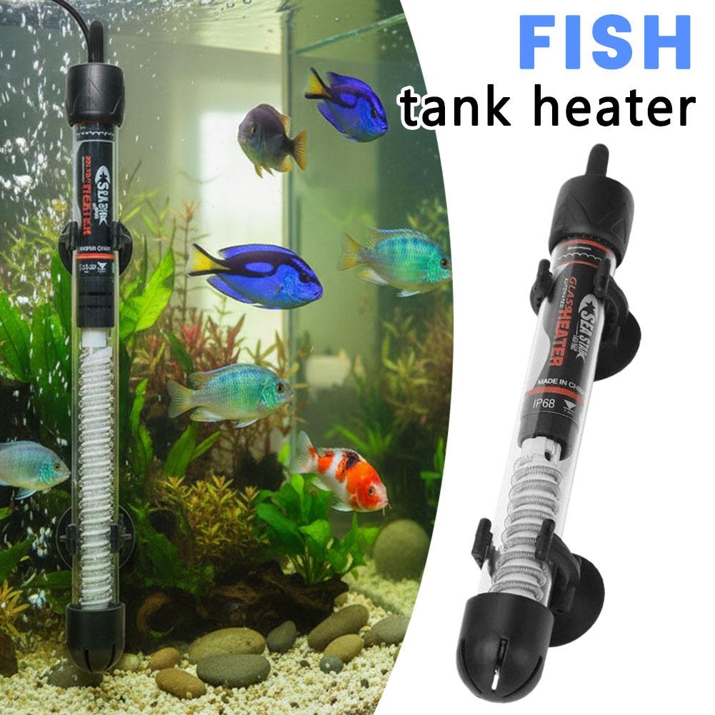 Aquarium Heater Submersible - ฮีตเตอร์แบบจุ่มใต้น้ำ 25W สำหรับตู้ปลา ควบคุมอุณหภูมิอัตโนมัติ แท่งทำความร้อนสำหรับตู้ปลา กันน้ำระดับ