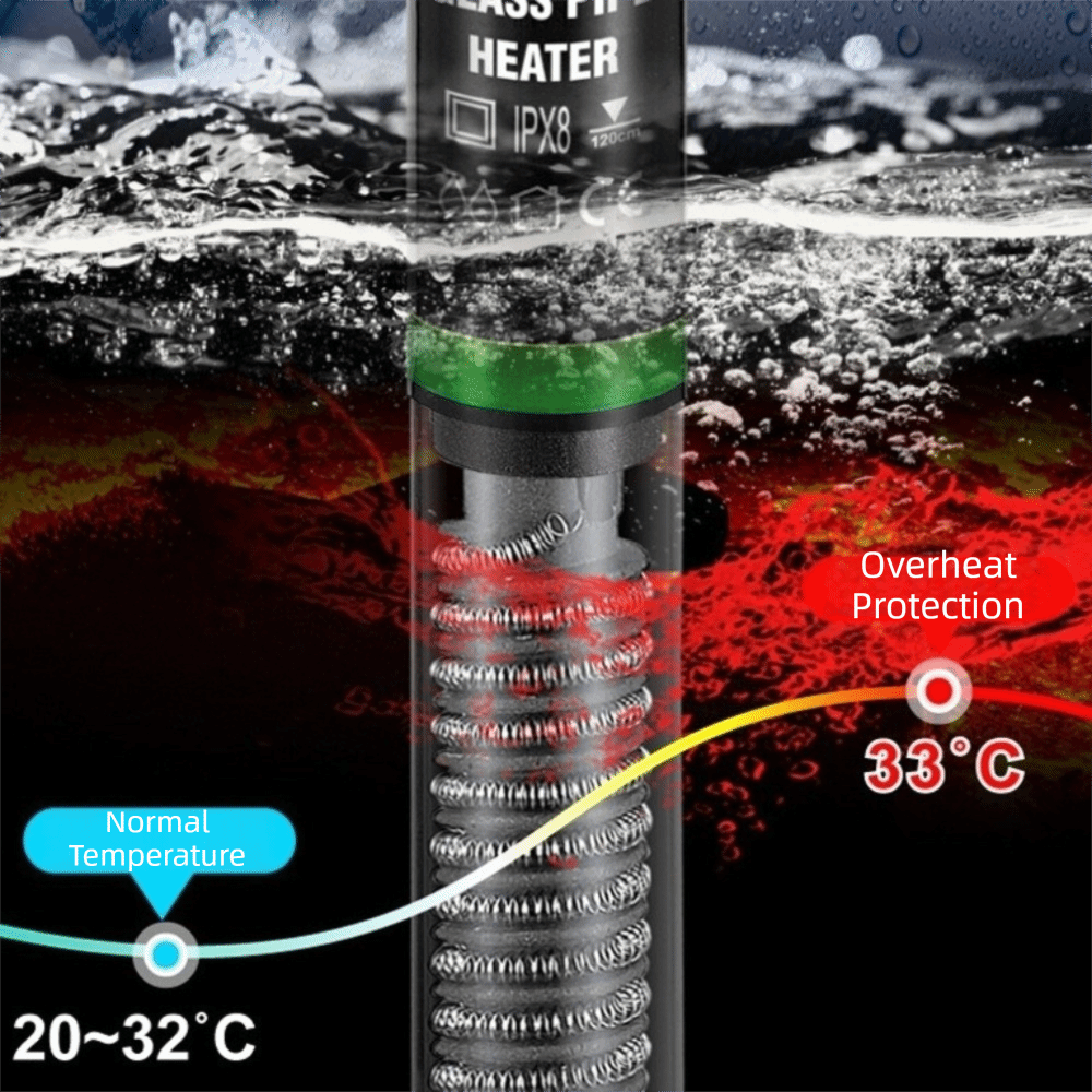 ฮีตเตอร์แบบจุ่มใต้น้ำสำหรับตู้ - Aquarium Heater Submersible บทวิจารณ์และราคา