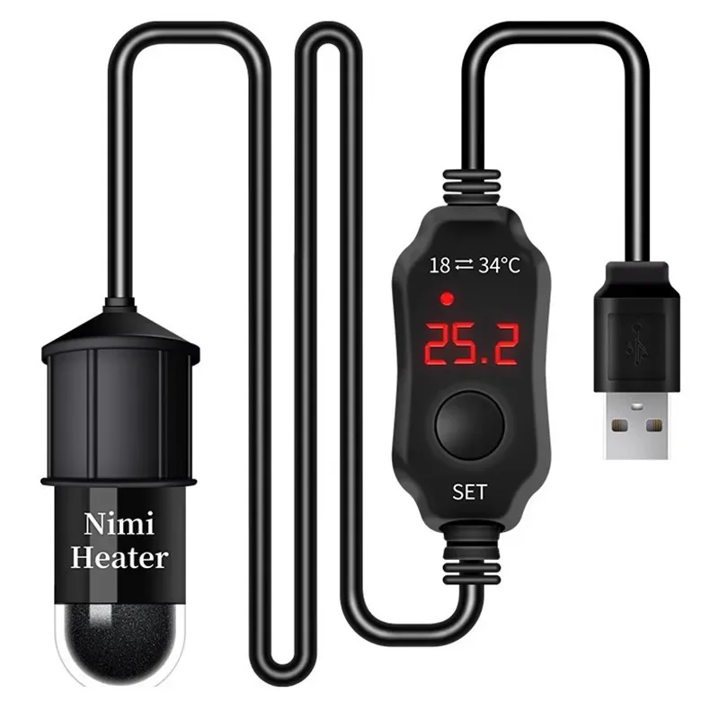 แท่งทำความร้อนตู้ปลาขนาดเล็กแบ - Aquarium Heater Submersible บทวิจารณ์และราคา