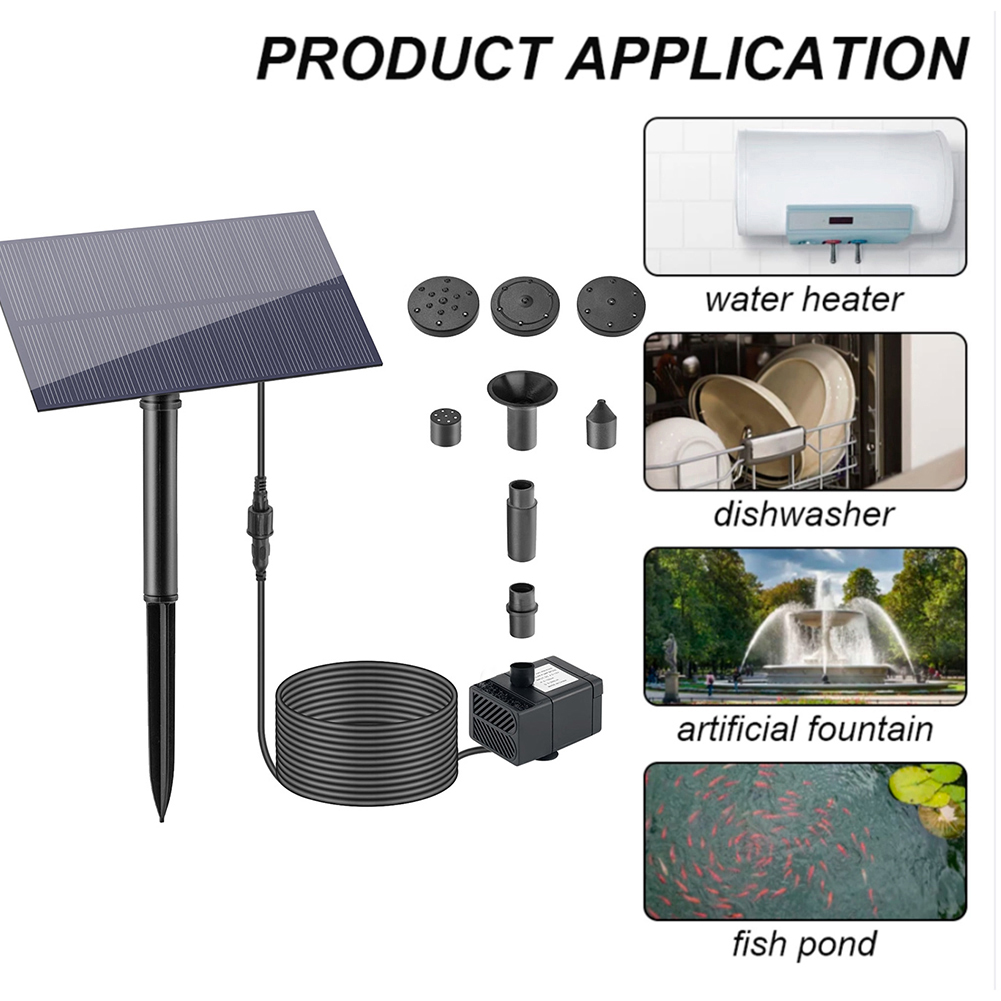 5W 5V น้ําพุตกแต่งสวน Stake พล - Aquarium Fish Care บทวิจารณ์และราคา