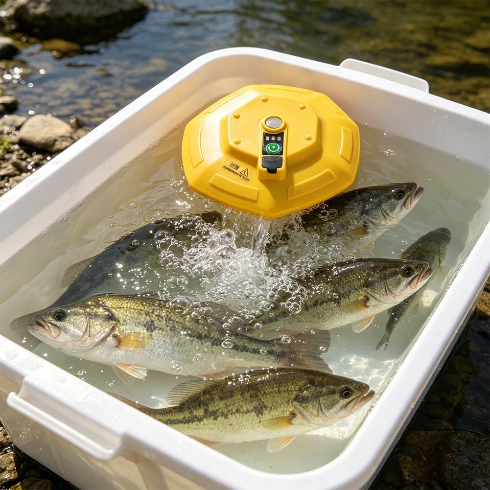 ปั๊มออกซิเจนไร้สายแบบชาร์จไฟได - Aquarium Fish Care บทวิจารณ์และราคา