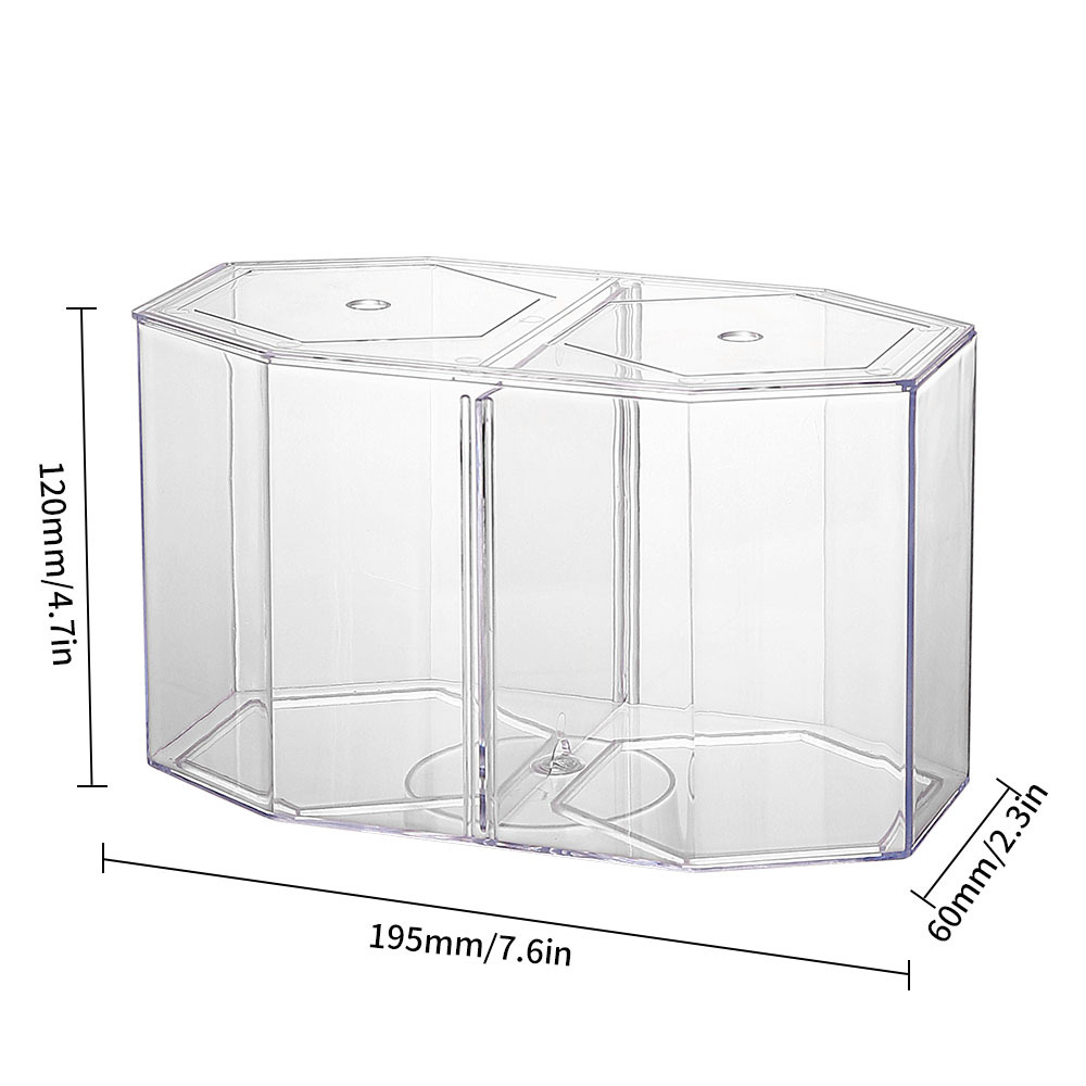 อะคริลิคสองแยก Guppy Fish Tank - Aquarium Fish Betta บทวิจารณ์และราคา