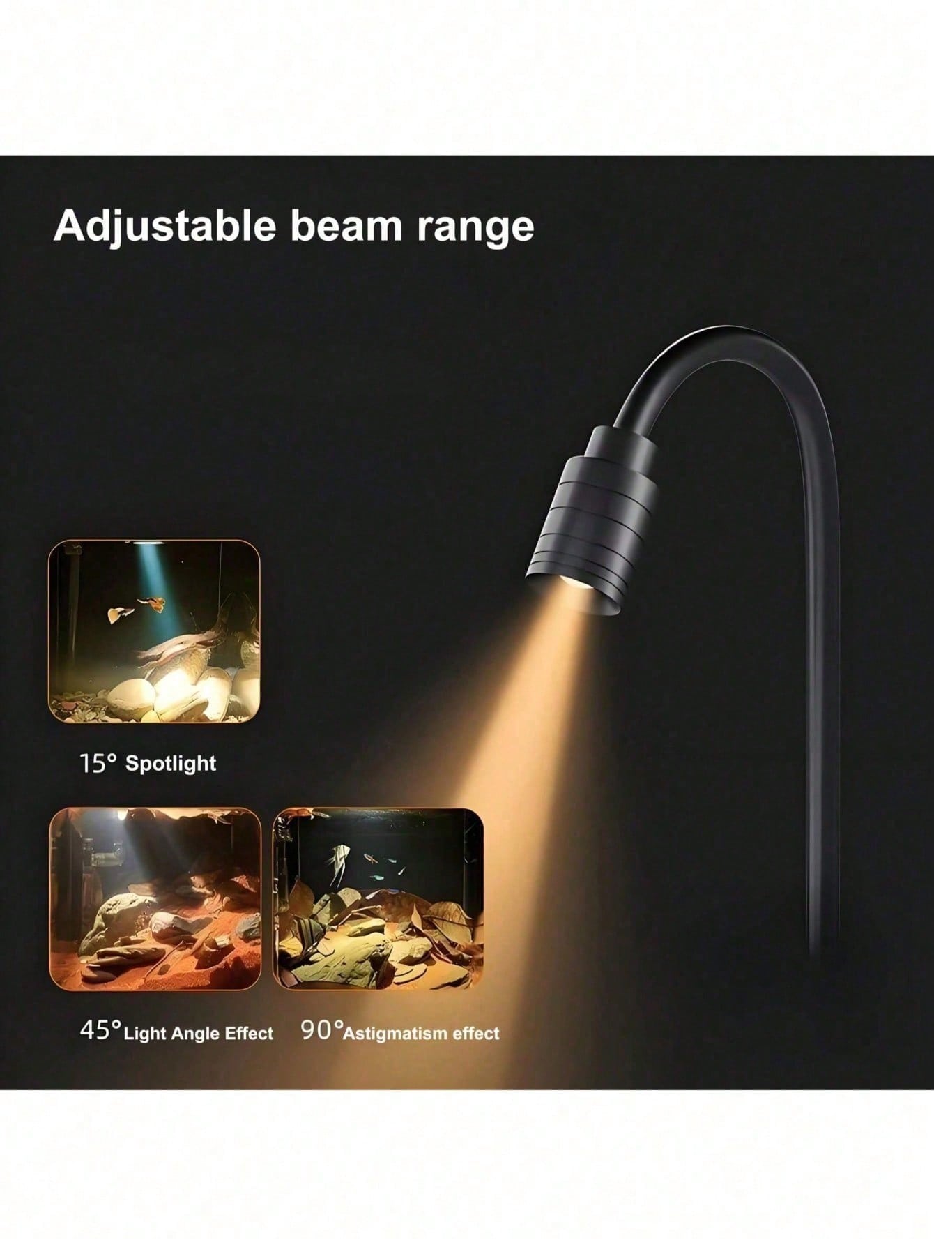 ไฟตู้ปลาแบบ USB, ไฟสปอตไลท์ซูม - Aquarium Fish Goldfish บทวิจารณ์และราคา