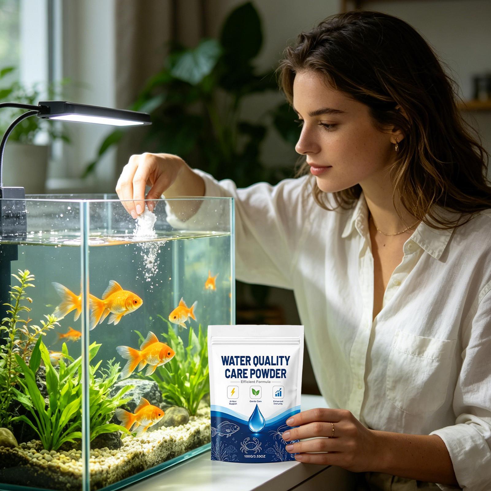 ผงปรับสภาพน้ำในตู้ปลา 100 กรัม - Aquarium Fish Care บทวิจารณ์และราคา