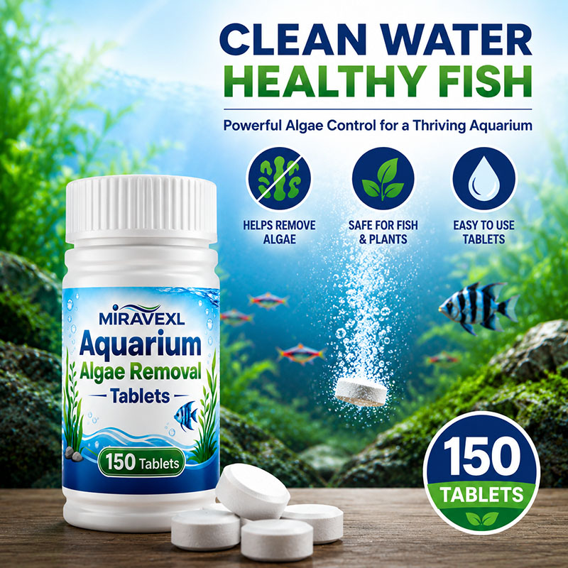 เม็ดกำจัดตะไคร่น้ำในตู้ปลา MIR - Aquarium Fish Care บทวิจารณ์และราคา