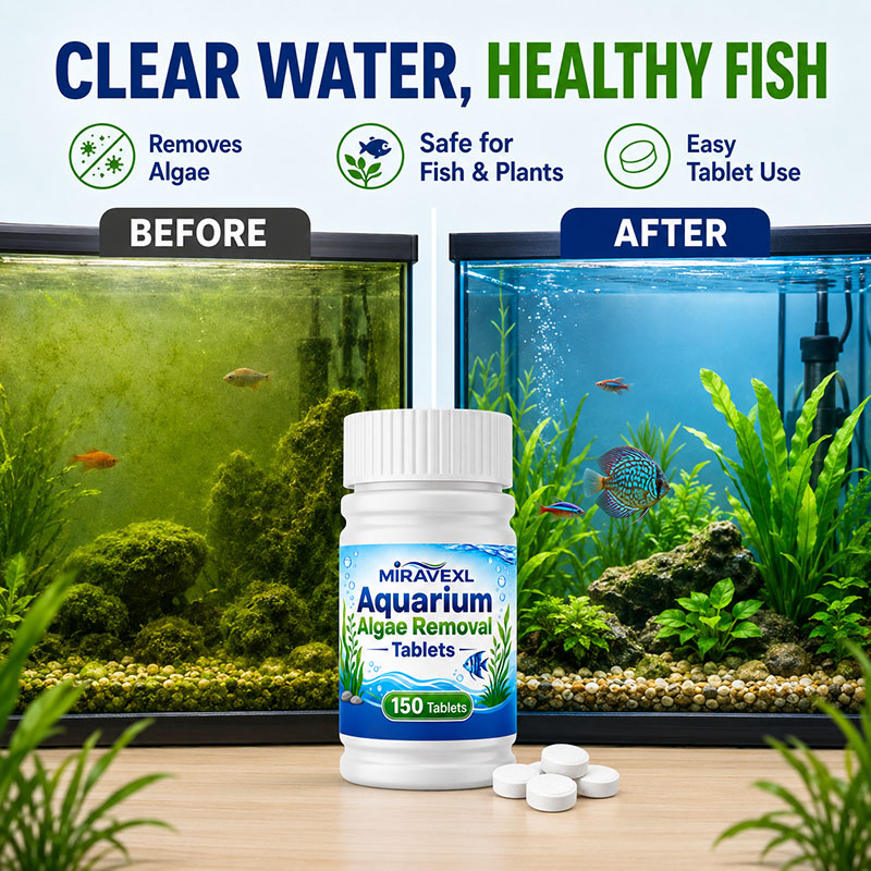 เม็ดกำจัดตะไคร่น้ำในตู้ปลา MIR - Aquarium Fish Care บทวิจารณ์และราคา