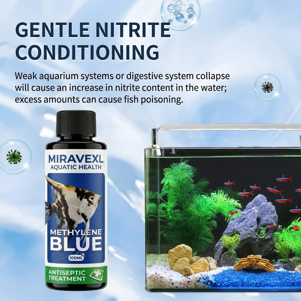 MIRAVEXL 100 มล. เมทิลีนบลู ยา - Aquarium Fish Parasites บทวิจารณ์และราคา